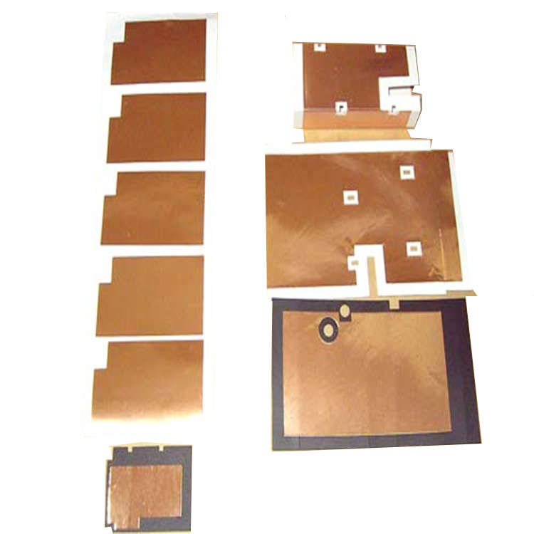 Copper foil pad with adhesive
